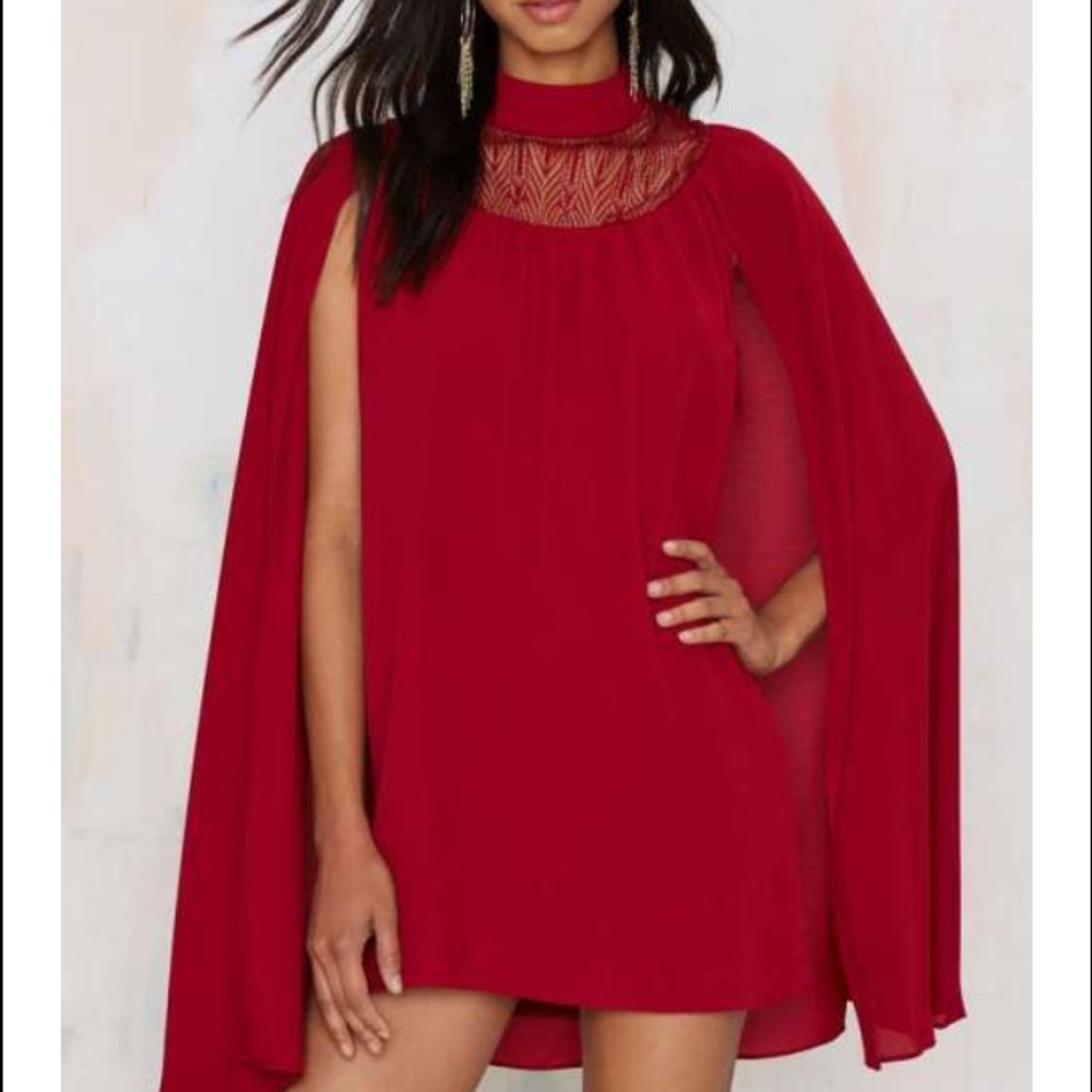 COPY - Nasty gal cape dress